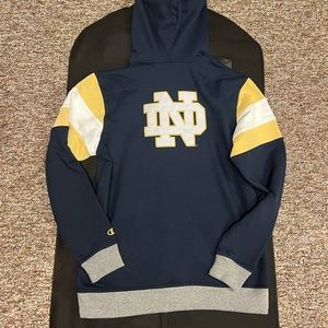 Notre Dame champion sweatshirt hoodie pull over